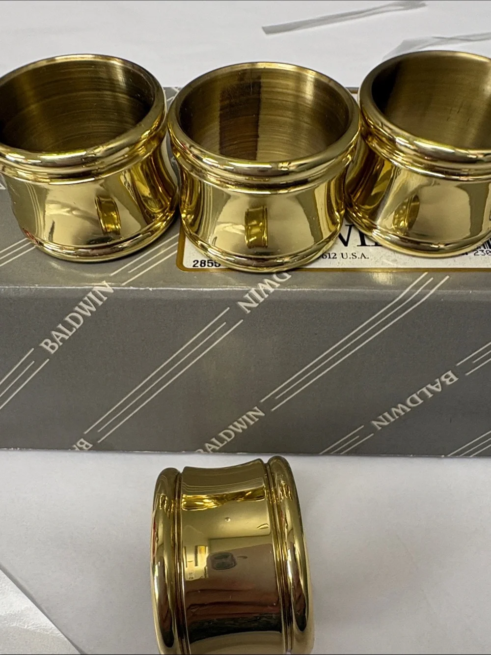 Badwin Dover Napkin RIngs Set of 4